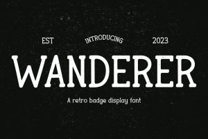 Wanderer – Retro Font