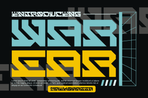 WAR EAR FONT