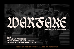 Warfake – Hand Draw Blackletter