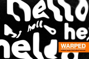 Warped – 16 Distorted Text Effects