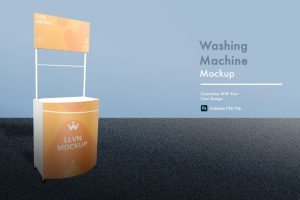 washing machine mockup