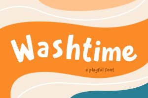 Washtime – Playful Font