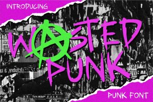 Wasted Punk – Punk Font