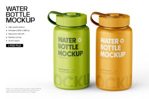 Water Bottle Mockup