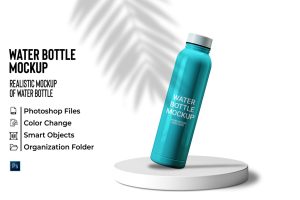 Water Bottle Mockup