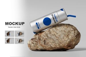 Water Bottle Mockup