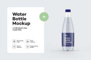 Water Bottle Mockup