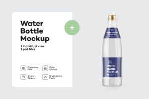 Water Bottle Mockup