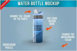 Water Bottle Mockup
