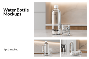 Water Bottle Mockup