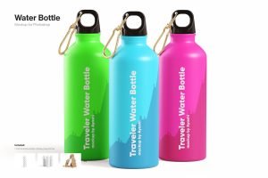 Water Bottle Mockup