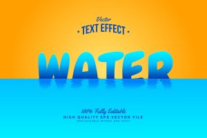 Water Text Effect