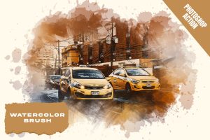 Watercolor Brush Effect