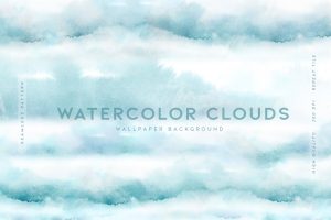 Watercolor Clouds