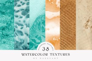 Watercolor Handmade Textures