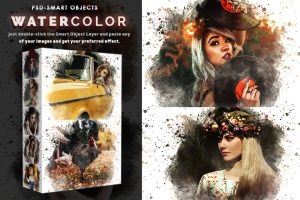 Watercolor Painting Photo Effect Photoshop