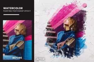 Watercolor Painting Photoshop Effect