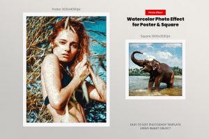 Watercolor Photo Effect