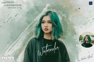 Watercolor Photoshop Action
