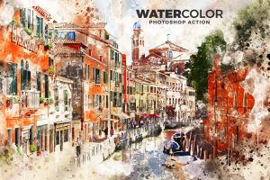 Watercolor Photoshop Action