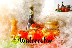 Watercolor Photoshop Action