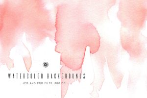 Watercolor Pink Backgrounds