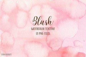 Watercolor Texture Blush