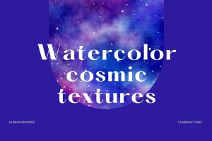 Watercolour Cosmic Textures
