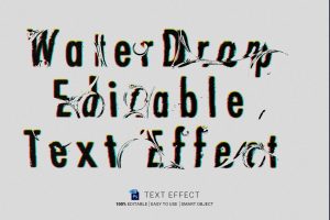 WaterDrop Text Effect