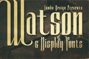 Watson – Vintage Display Font