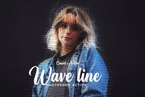 Wave Line Photo Effect – Photoshop Action