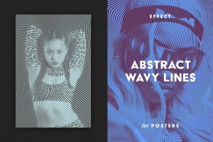 Wavy Lines Effect for Posters