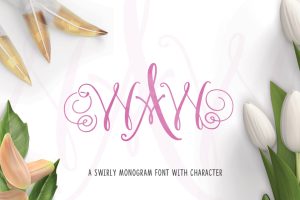 WAW Monogram Font