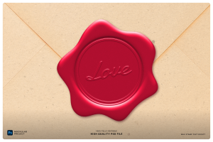 Wax Stamp Text Effect