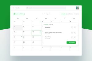 Web Calendar Design