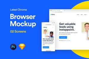 Website Browser Mockup 01