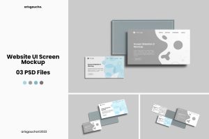 Website UI Screen Mockup