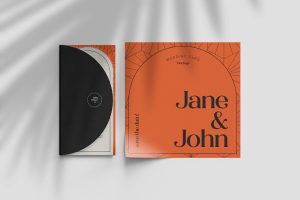 Wedding Card Mockup