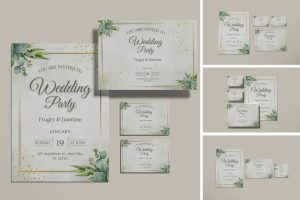 Wedding Card Mockup
