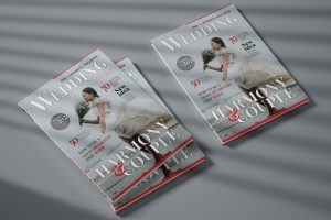 Wedding Cover Magazine Template