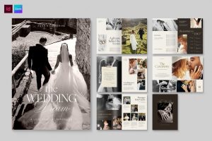 Wedding Day Magazine Template