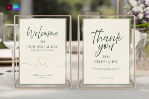 Wedding Day Signage Set