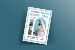 Wedding Dress Rental Flyer