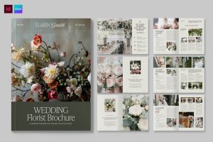 Wedding Florist Brochure Template