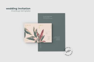 Wedding Invitation – Mockup Template