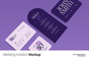 Wedding Invitation Mockup