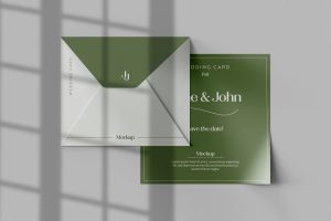 Wedding Invitation Mockup