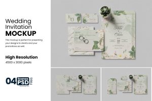 Wedding Invitation Mockup