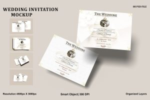 Wedding Invitation Mockup