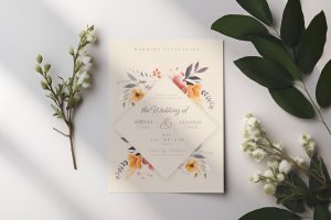 Wedding Invitation Mockup